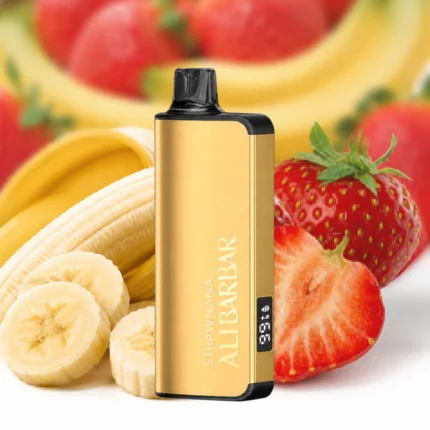 ALIBARBAR INGOT 9000 STRAWNANA Disposable Vape Australia
