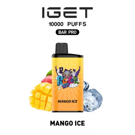 IGET BAR PRO 10000 Mango ice Disposable Vape Australia