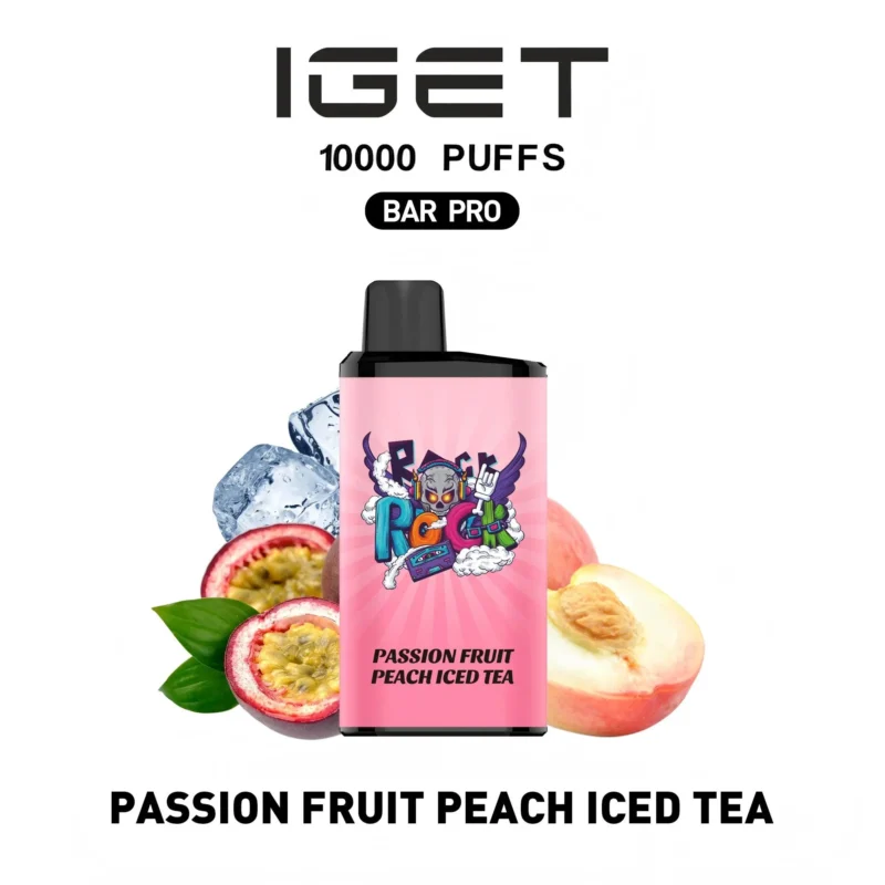 IGET BAR PRO 10000 Passion fruit peach iced tea Disposable Vape Australia