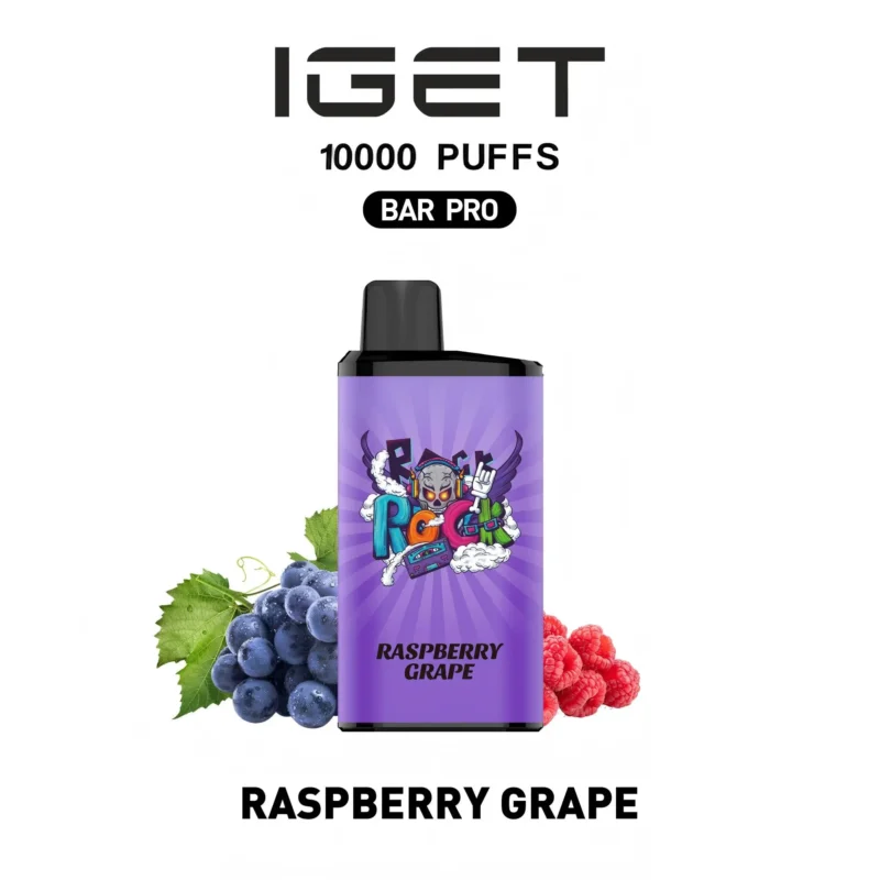 IGET BAR PRO 10000 Raspberry grape Disposable Vape Australia