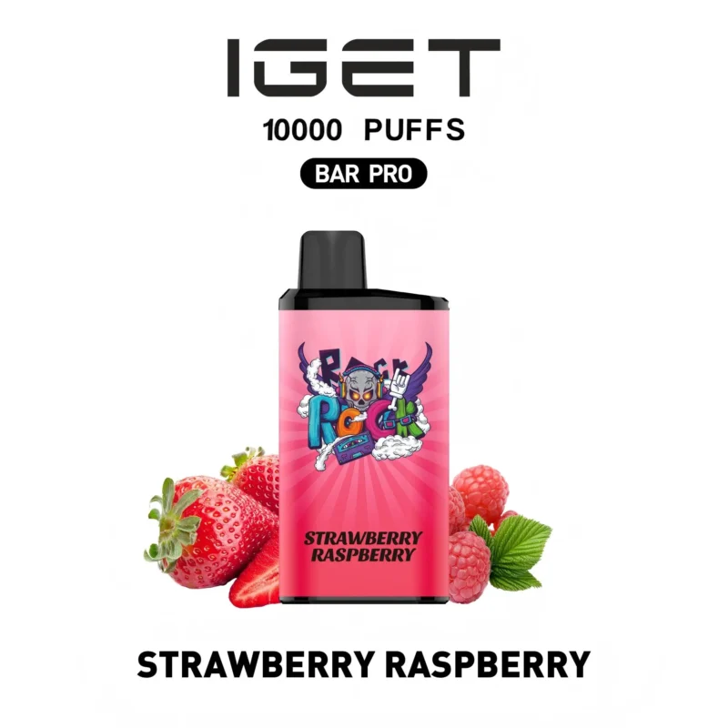 IGET BAR PRO 10000 Strawberry raspberry Disposable Vape Australia