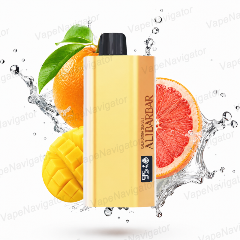 ALIBARBAR TEQ 12000 California sunset Disposable Vape Australia