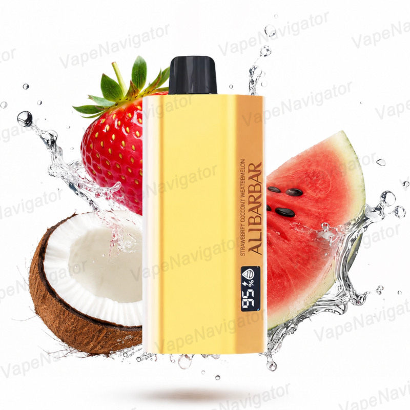 ALIBARBAR TEQ 12000 Strawberry coconut watermelon Disposable Vape Australia