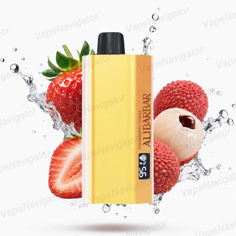 ALIBARBAR TEQ 12000 Strawberry Lychee Disposable Vape Australia